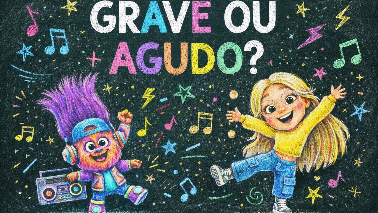Grave ou Agudo 🎧 | Música Infantil Dançante | Mix e Sora