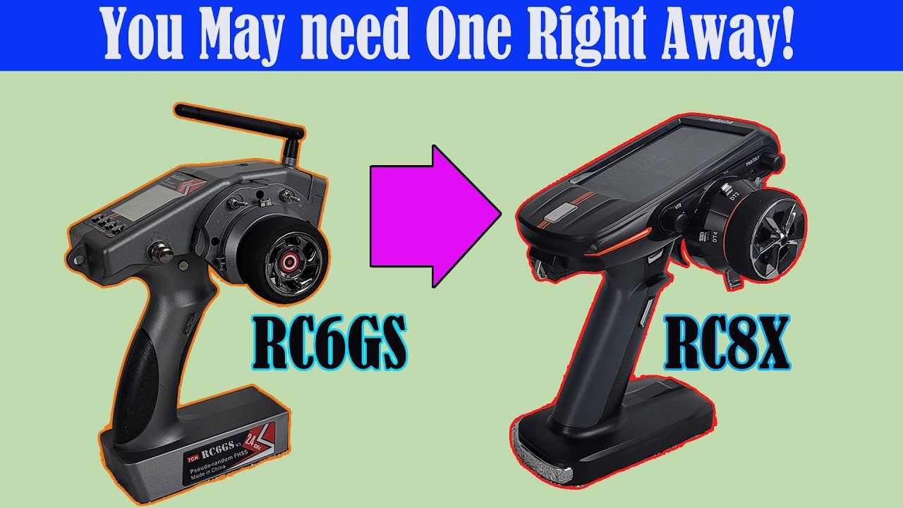 Evolution You Can't Miss: The Radiolink RC8X is a Significant Jump up from the RC6GS