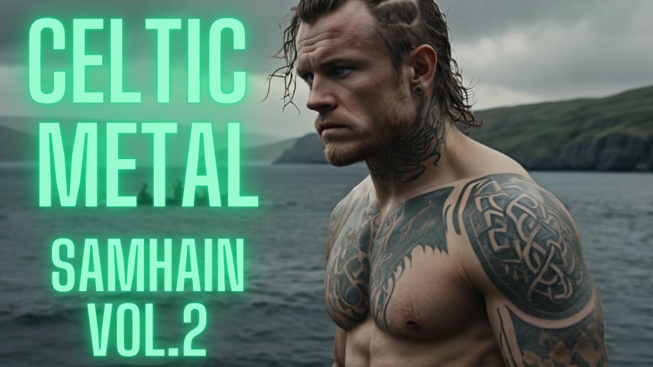 CELTIC METAL 🍀1 Hour Mix of Celtic Metal For Motivation ⚔️ Bagpipes and Heavy Metal - Samhain v2