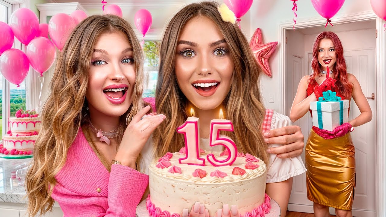 حفلة عيد ميلادي ال١٥ التي أحلم بها! تبنّتني أم غنية وأم فقيرة