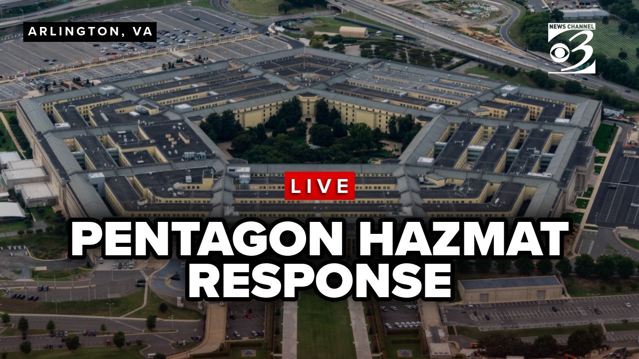 LIVE: Hazmat crews responding to Pentagon for hazardous materials incident