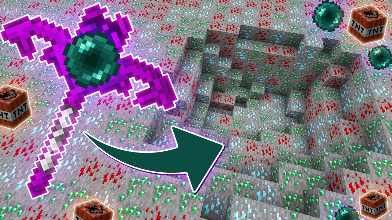 PICARETA EXPLOSIVA QUE TELEPORTA ATÉ OS MINÉRIOS NO MINECRAFT