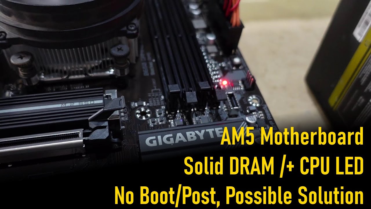 AMD AM5 Solid CPU и RAM Light, без POST, возможное решение