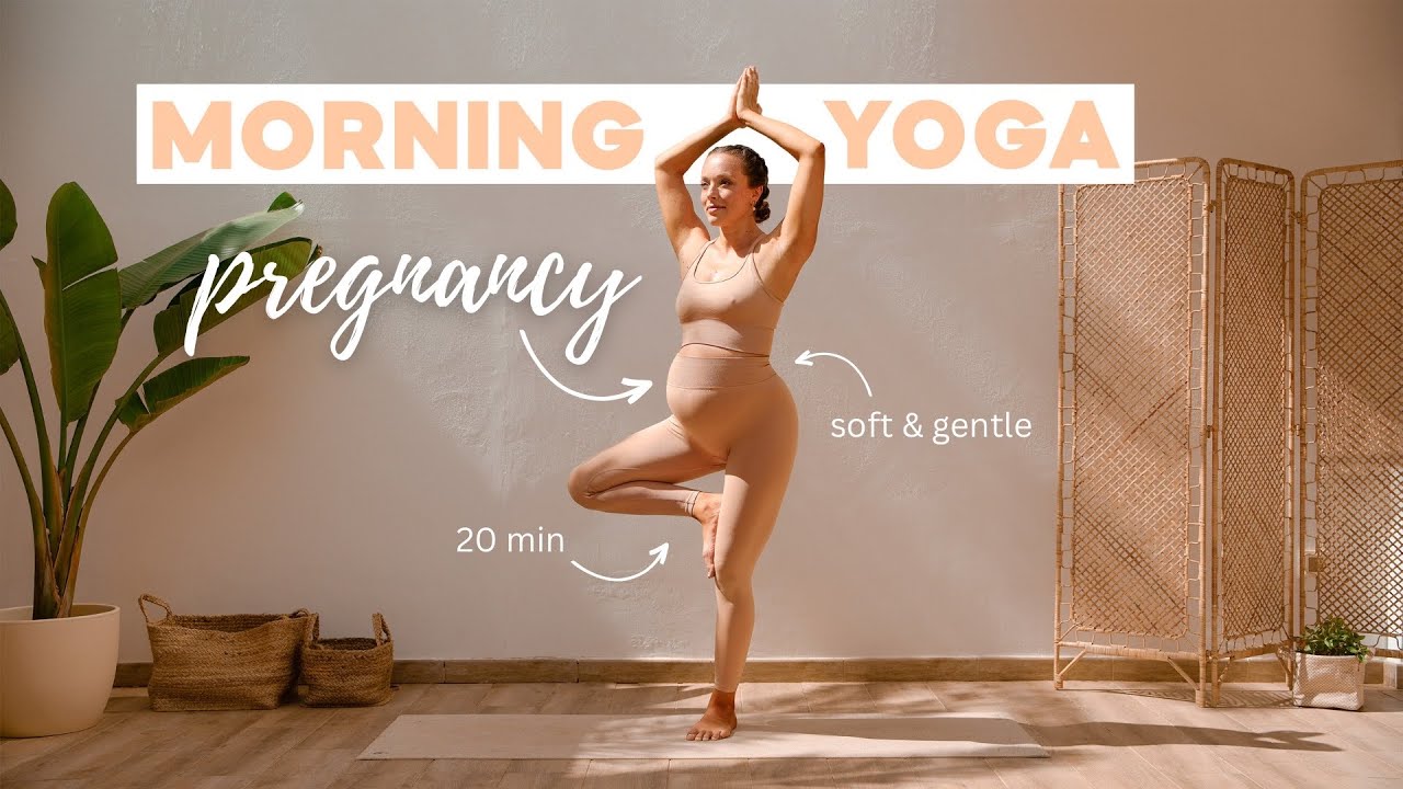 20 Min Pregnancy Yoga | sanfte Morgenroutine für Schwangere ☀️