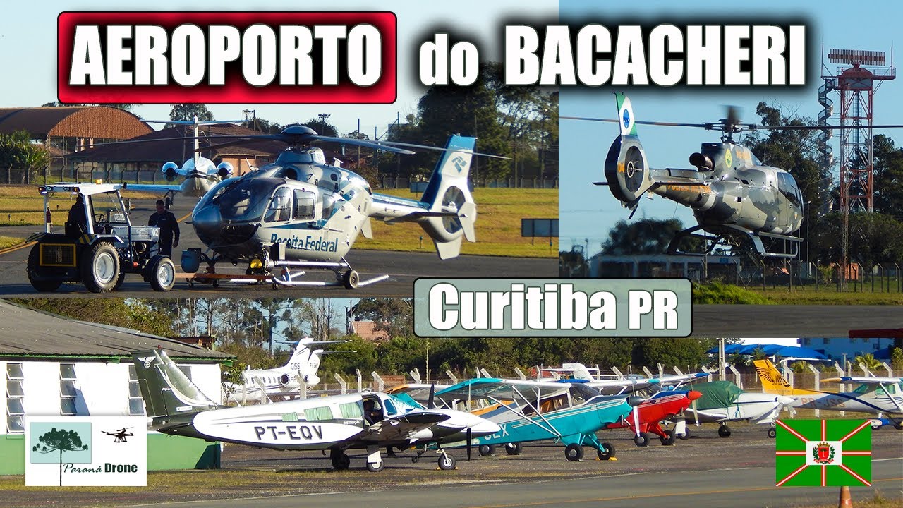 Muitas aeronaves! AEROPORTO do BACACHERI Curitiba PR #aeronaves #aeroporto #curitiba