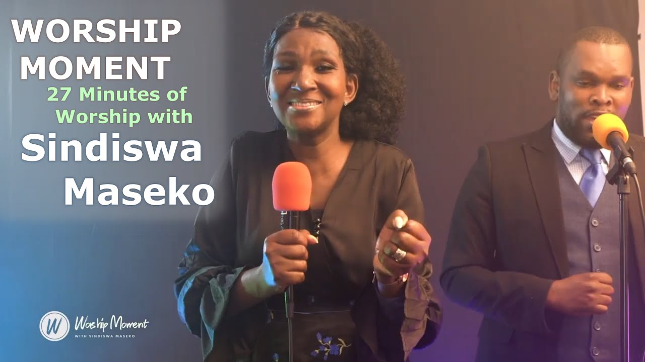 WORSHIP MOMENT WITH SINDISWA MASEKO SONG TITLED HE'S THE LORD