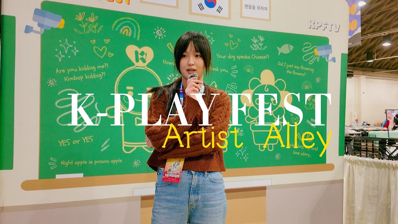 Artist Vlogs| K-Play Fest artist alley was...4 events in one?