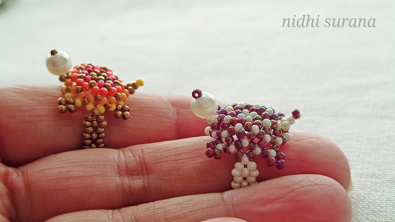 ⚜️Cute Beaded Turtle Ring/ Seed beads Jewelry/Anillo de tortuga /Tutorial diy (0567)
