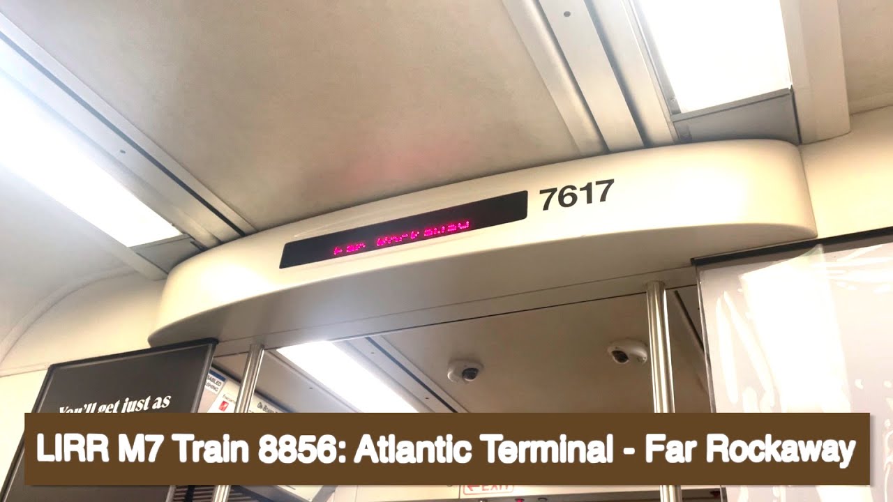 LIRR M7 Train 8856 Ride from Atlantic Terminal to Far Rockaway