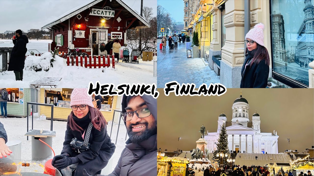 Two days in Helsinki, Finland | Indian couple in Finland | Cafe Regatta | Helsinki Christmas Market