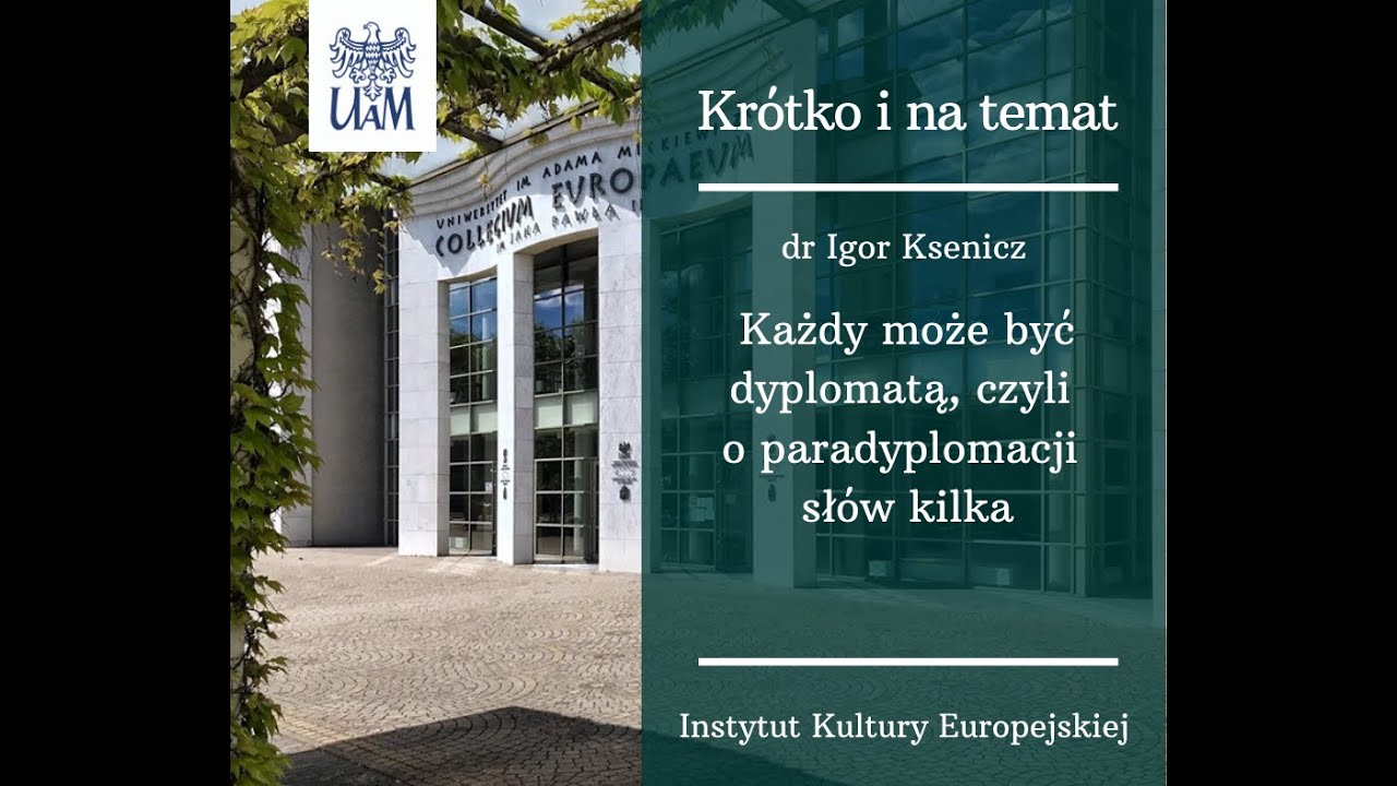 Krótko i na temat #3 - dr Igor Ksenicz 