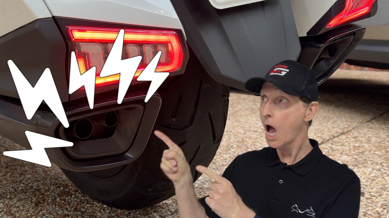 Shark Road Slip-On Exhaust Review | 2018+ Honda Goldwing Sound Test & Rider Impressions
