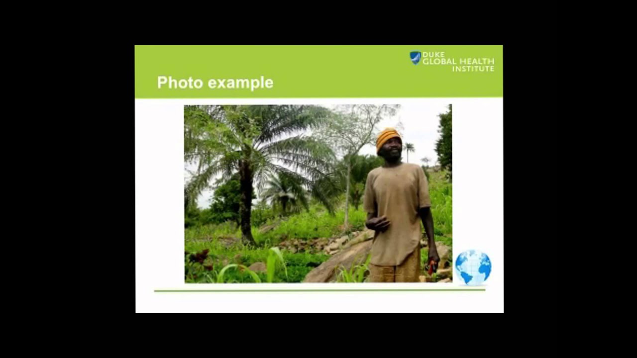 DGHI Workshop: Communicating Your Fieldwork Experience