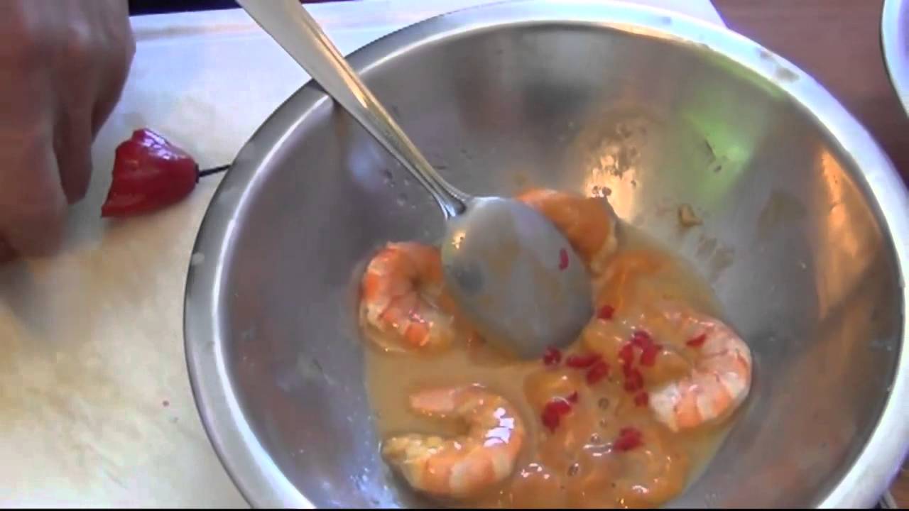 Receta ceviche de erizo y langostino