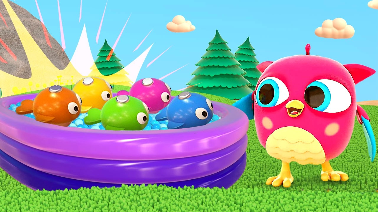 Hop Hop & Peck Peck Bermain Pancing Magnet. Kartun Anak Bahasa Indonesia
