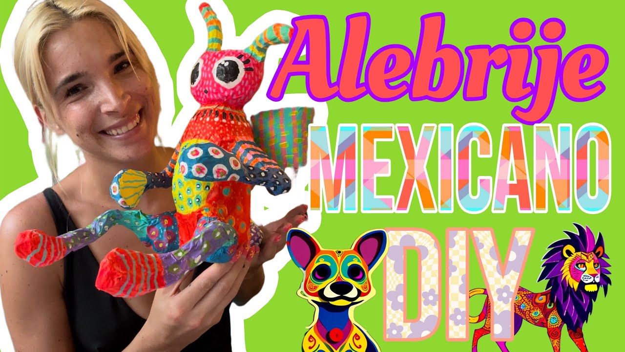 Alebrije Mexicano DIY / cómo hacer un alebrije con materiales reciclados