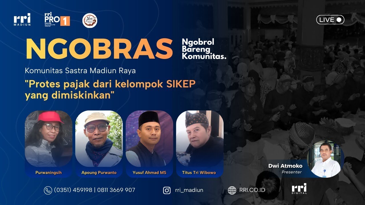 NGOBRAS || NGOBROL BERSAMA KOMUNITAS - PROTES PAJAK DARI KELOMPOK SIKEP YANG DIMISKINKAN