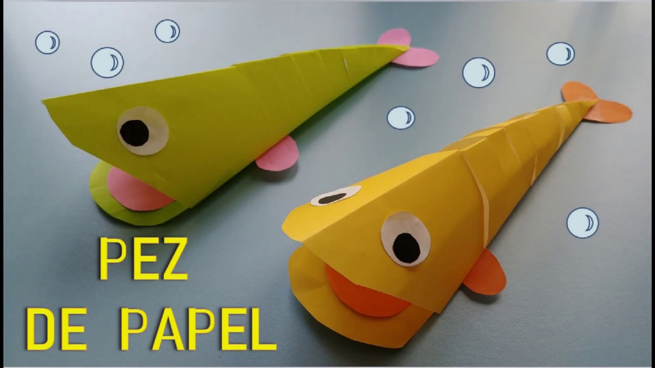 Pez de papel - Paper fish