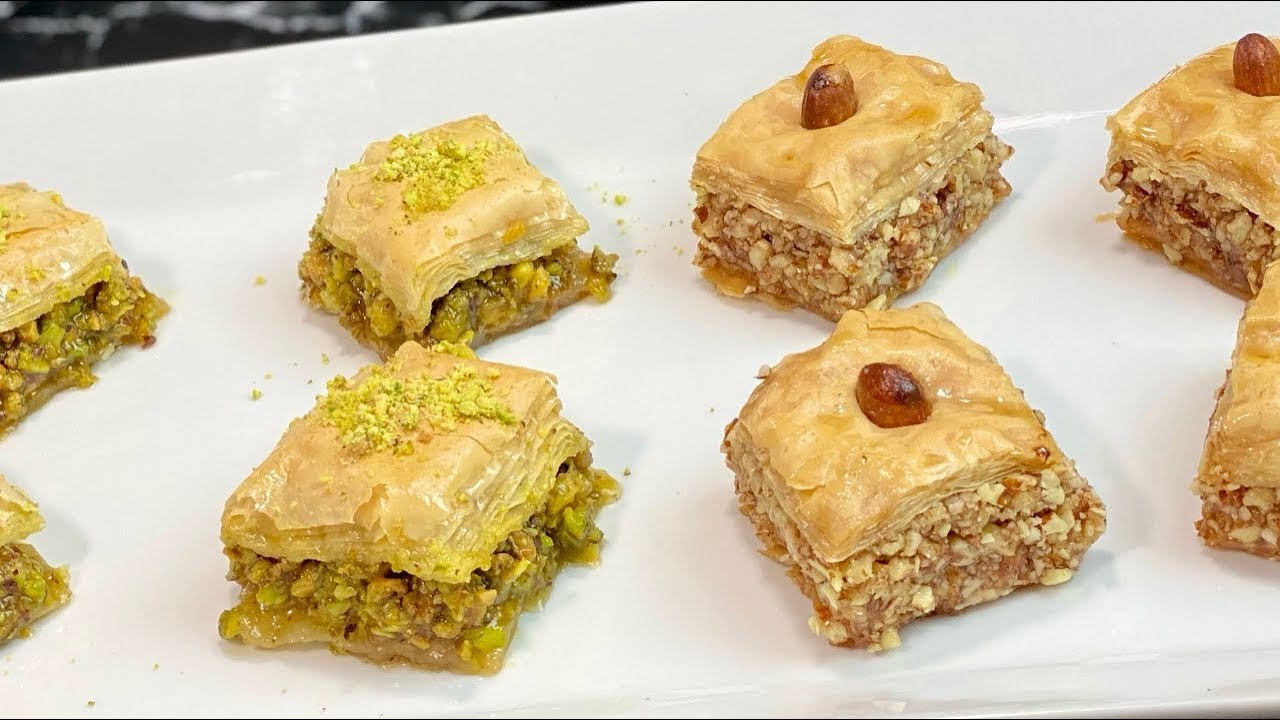 LA RECETTE DES BAKLAVA MAISON AUX PISTACHES ET AUX AMANDES TRÈS FACILE 👩🏻‍🍳
