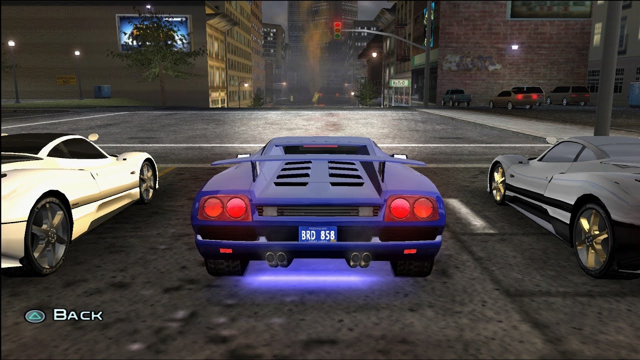 MIDNIGHT CLUB 3 GAMEPLAY FULL HD 1080p [PCSX2] DIABLO X ZONDA