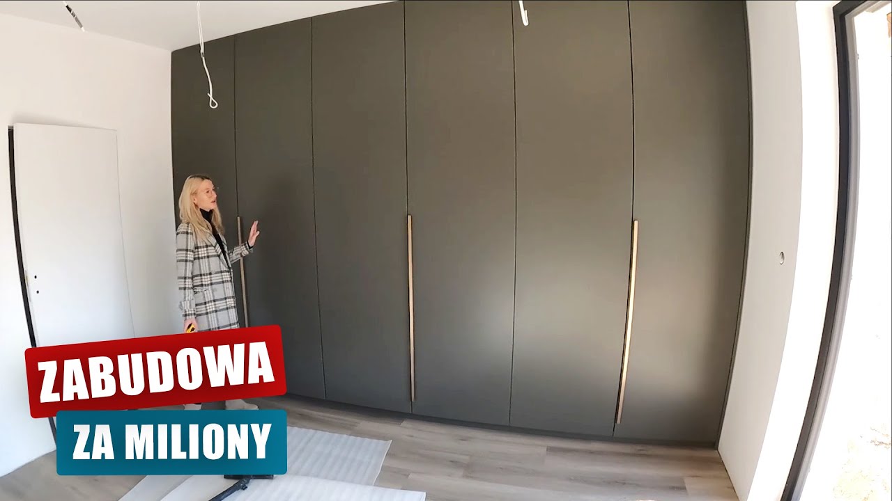 Duże szafy w domu. Zabudowa od stolarza. Koszt mebli do nowego domu?