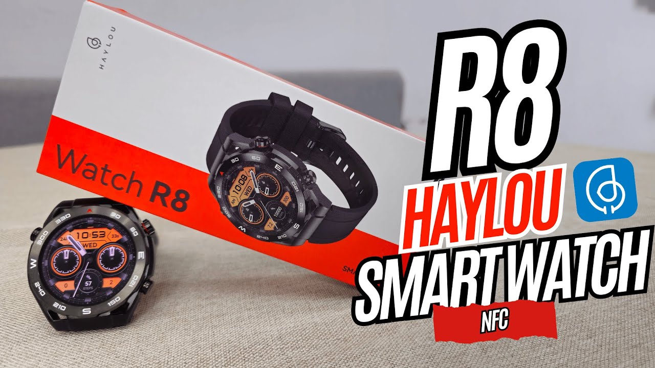 ⌚ HAYLOU R8 NFC: Pantalla AMOLED, NFC y Más de 100 Modos Deportivos! 🔥💪