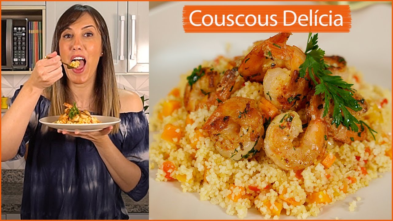 CUSCUZ COM CAMARÃO I Receitas e Temperos
