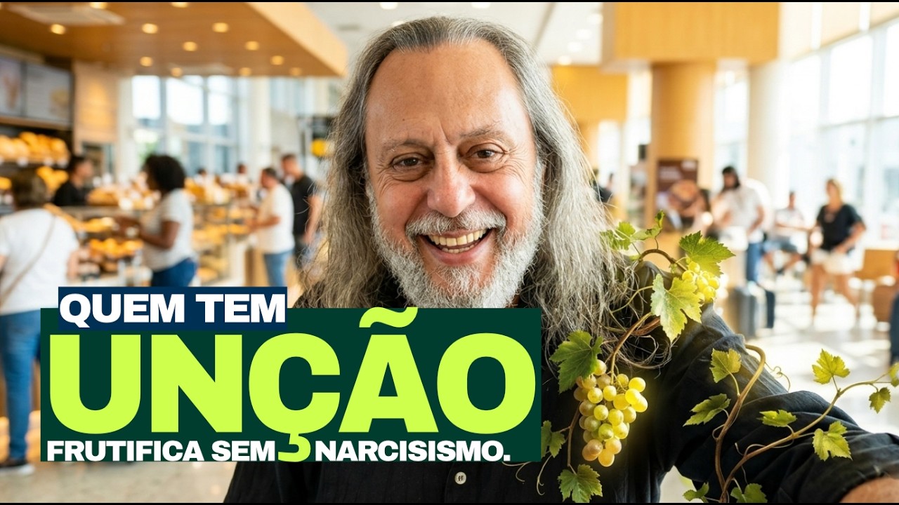 QUEM TEM UNÇÃO FRUTIFICA SEM NARCISISMO.