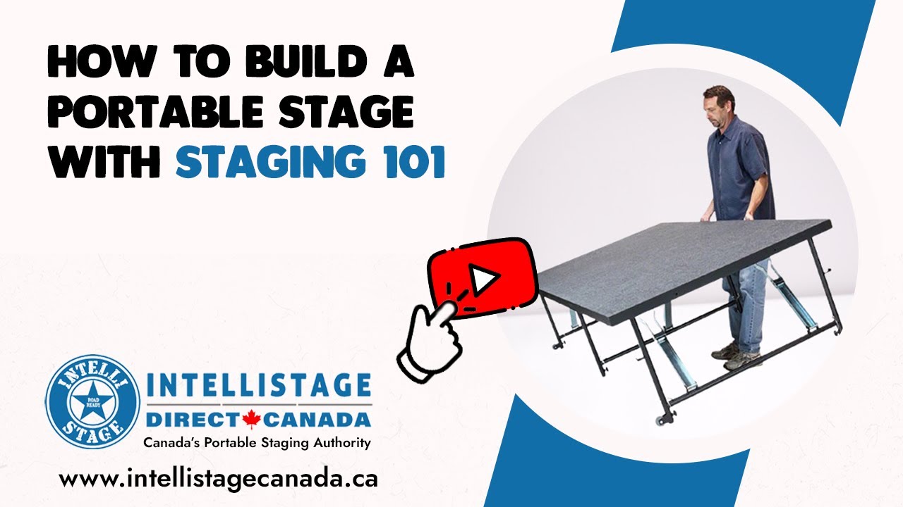 The Best Mobile Portable Stage Solutions in Canada by Staging 101 | Intellistage Canada