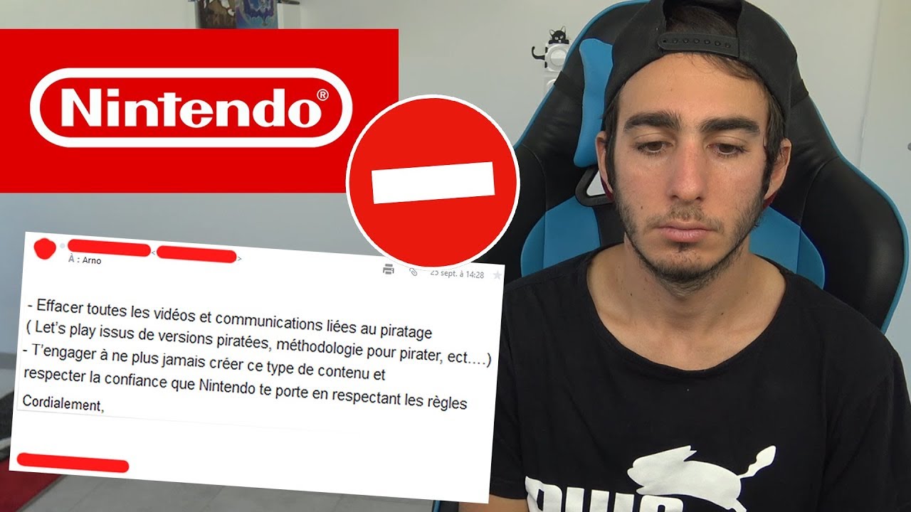NINTENDO ME DEMANDE DE SUPPRIMER MES VIDÉOS