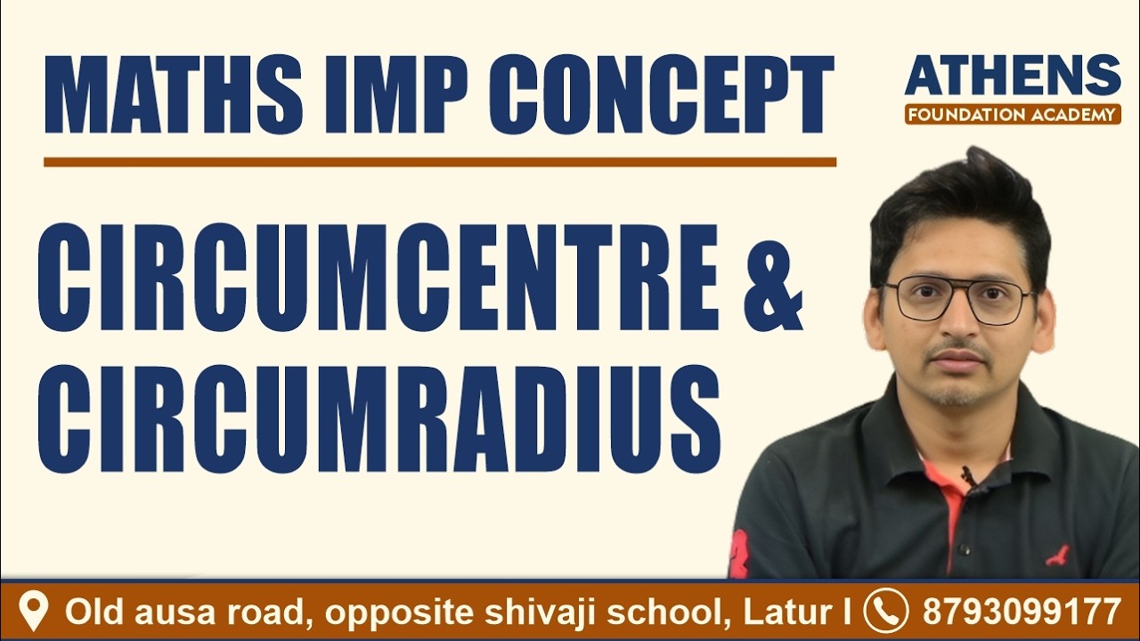 Circumcentre & Circumradius I Maths I Class 10 I Shahu Screening I #maths #iit #jee #shahuscreening
