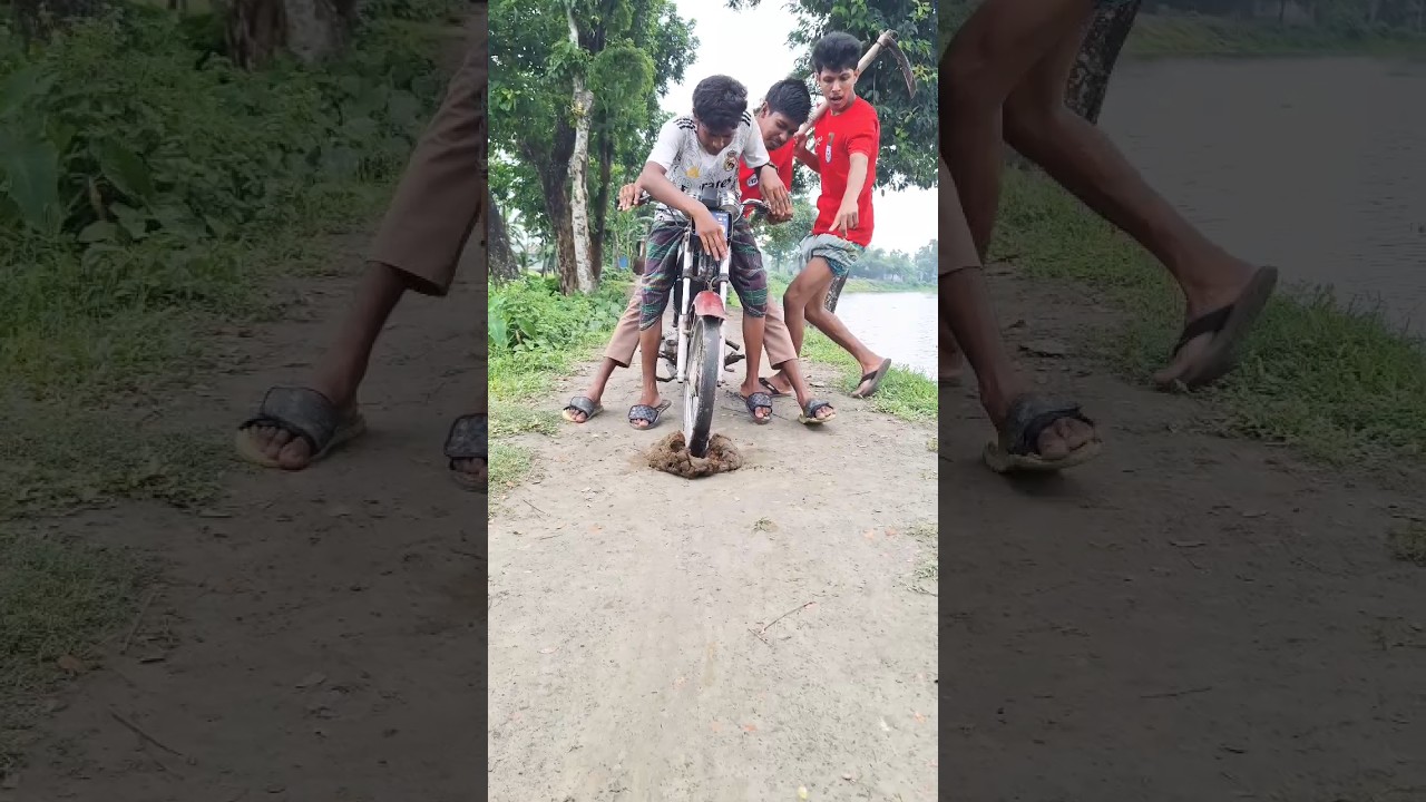 Bike problems can occure in the middle of the road? 90