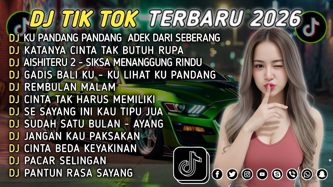 DJ TIKTOK TERBARU 2026 || DJ CINTA DARI SEBERANG 🎵 DJ KATANYA CINTA TAK BUTUH RUPA 🎵 FULL ALBUM❗❗