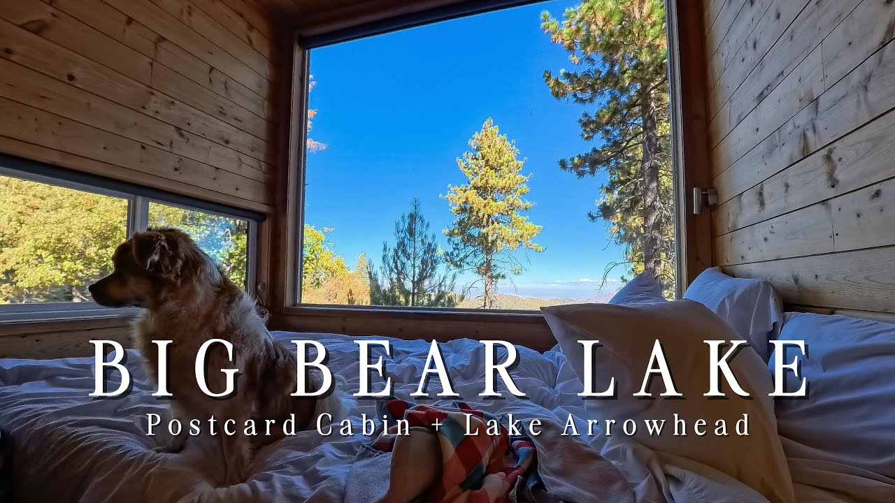 🏕️ Postcard Cabin Big Bear + Lake Arrowhead Day Trip | Shuyang’s Travel Vlog