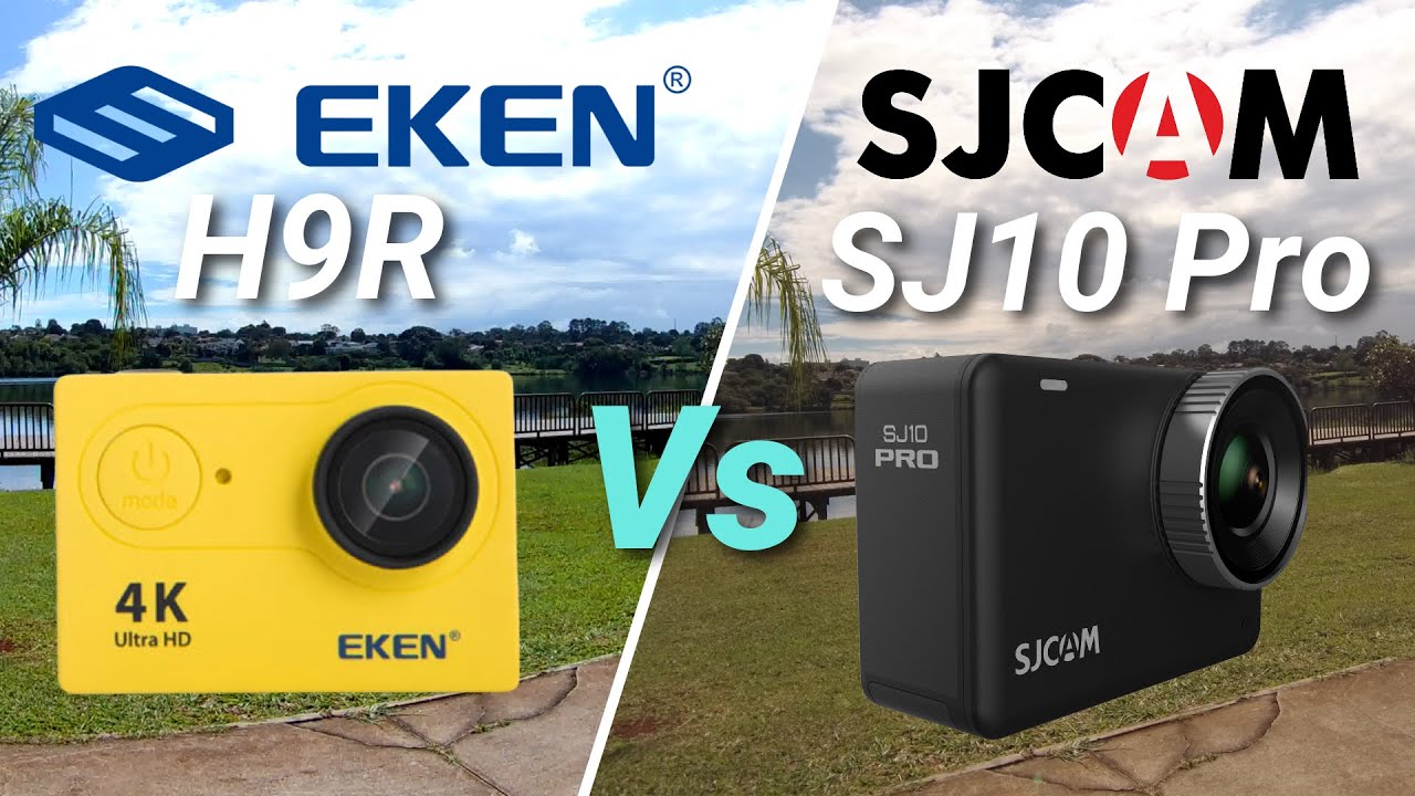 EKEN H9R VS SJCAM SJ10 PRO. COMPARATIVO DE ACTION CAM. #camera #cameras