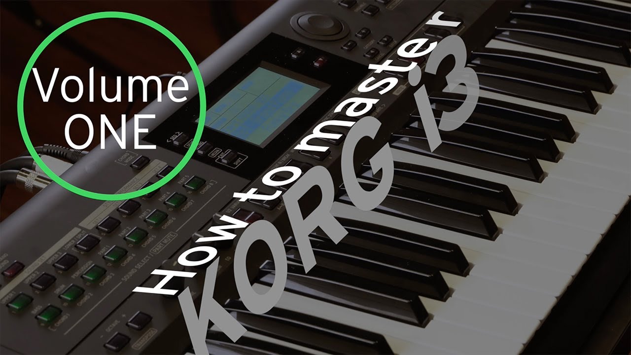 How to master KORG i3 vol.1 - Performed by Yuki Hanabusa