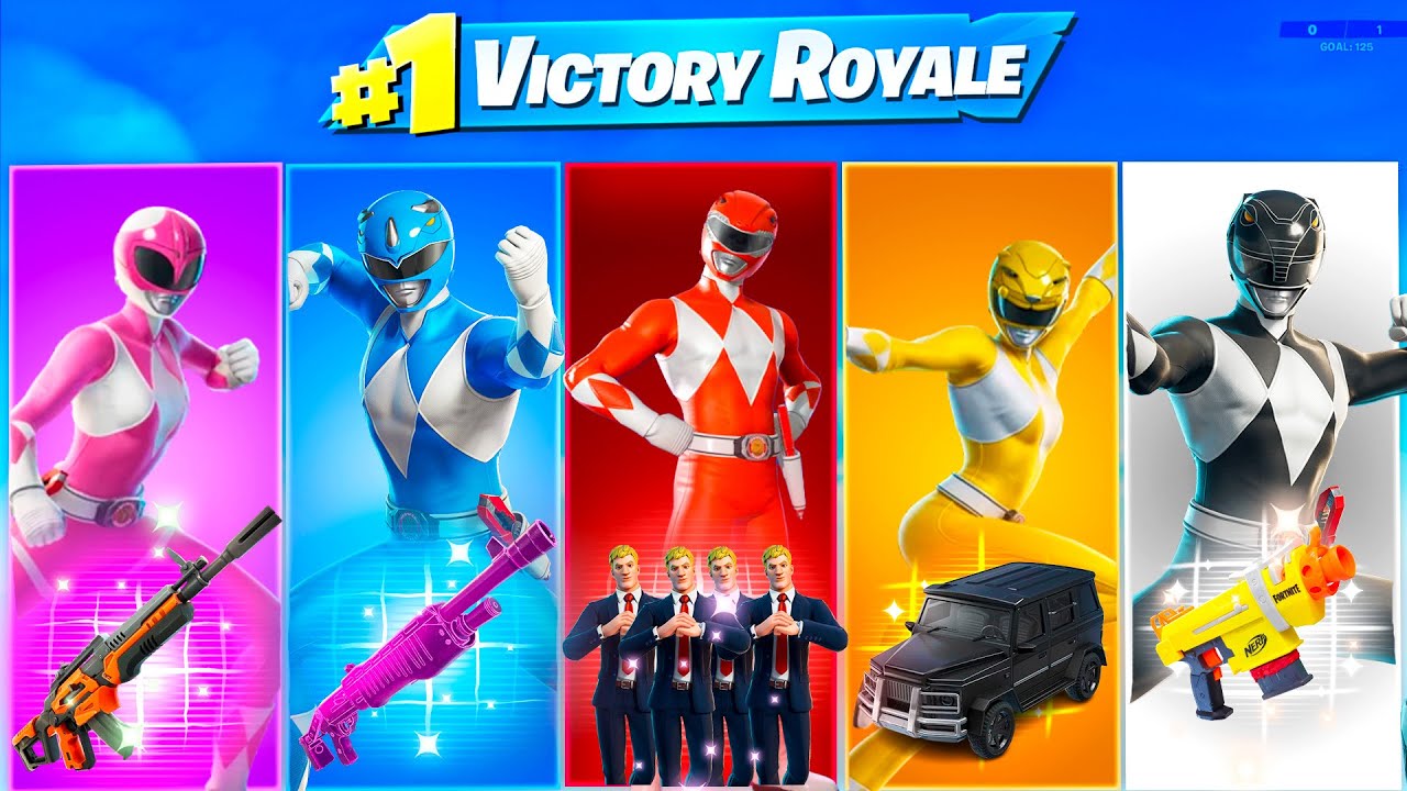 El RETO FINAL de Los POWER RANGERS en Fortnite