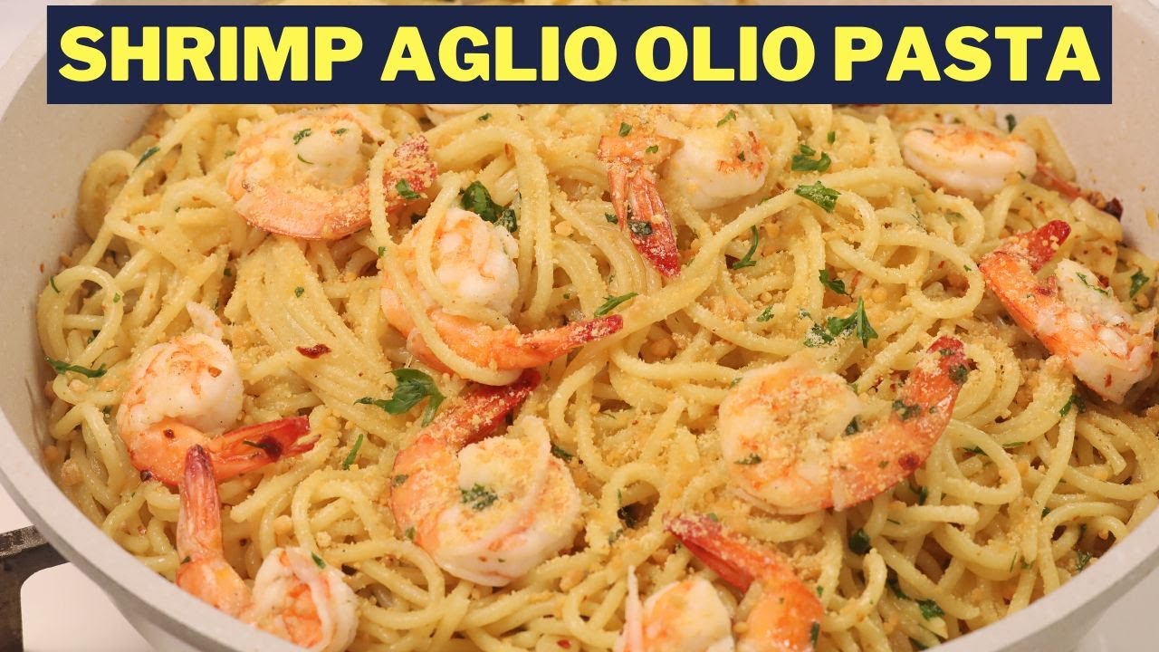 SHRIMP AGLIO OLIO RECIPE | Pinoy Style