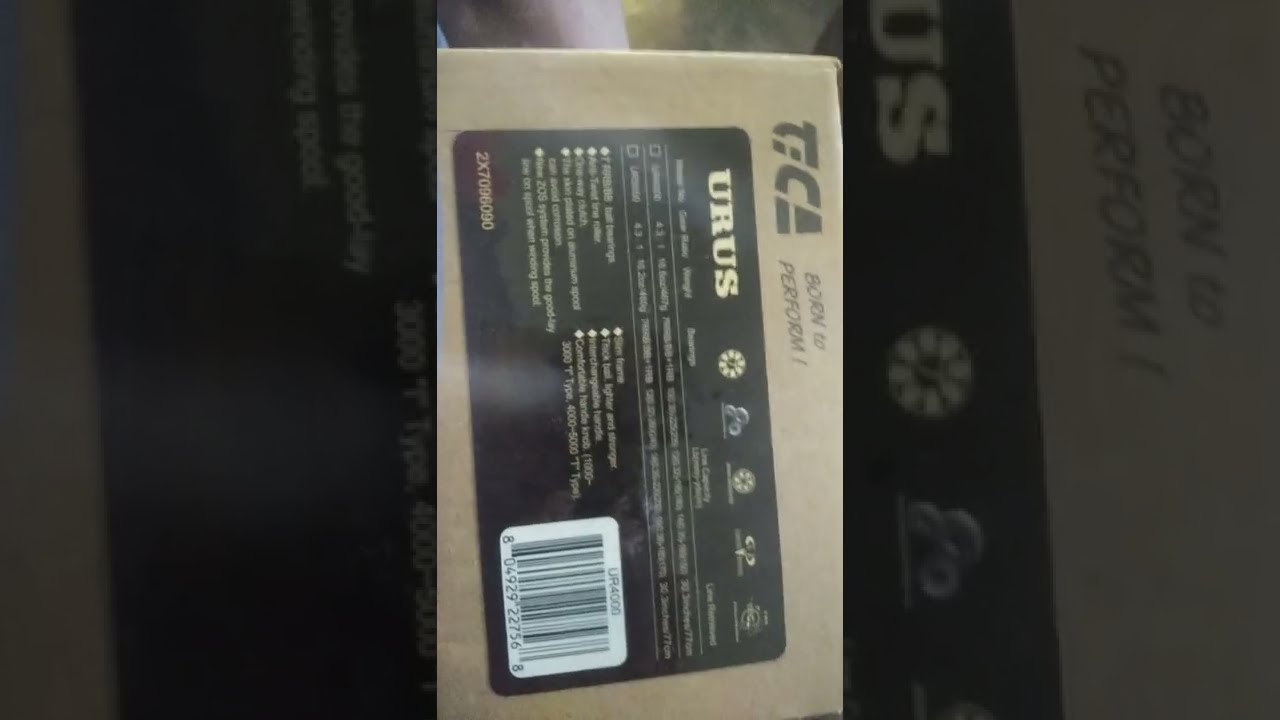 tica urus 4000 rells unboxing