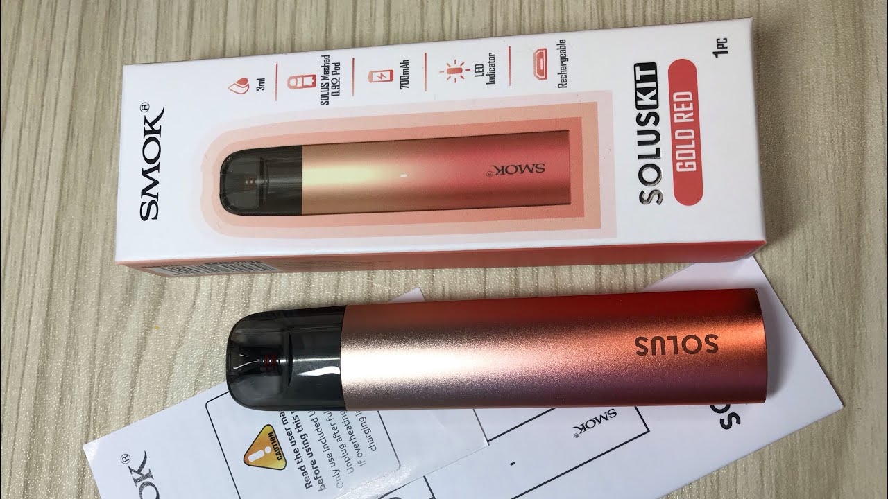 POD-система SMOK Solus Kit Gold Red