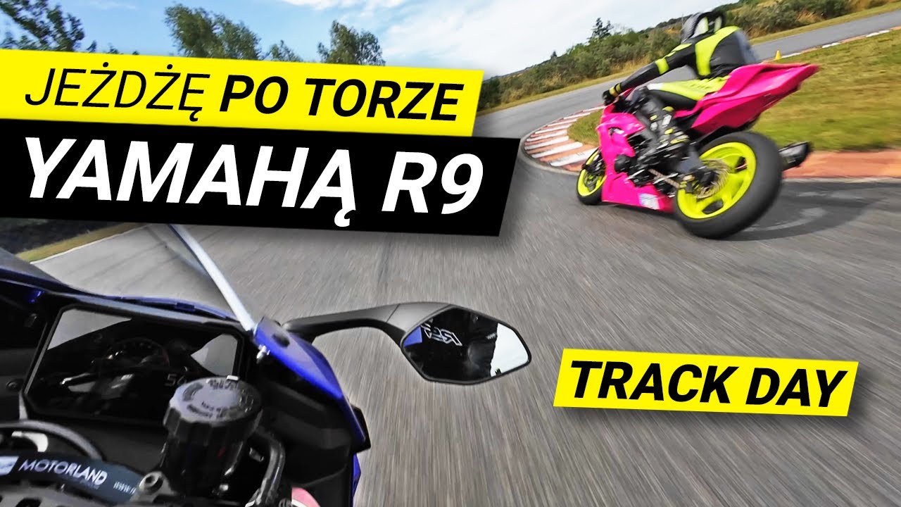 Nowa YAMAHA R9 - pierwsze jazdy NA TORZE !
