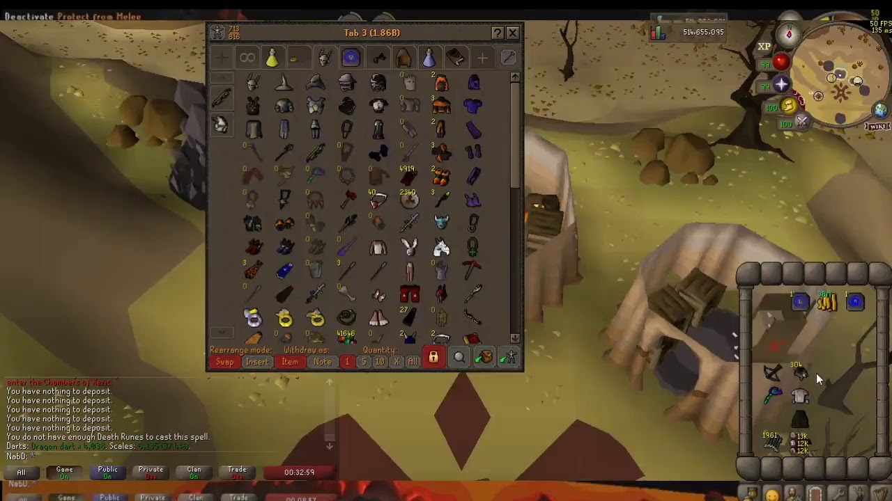 Inferno con Runecrossbow (Probando Primer Directo)
