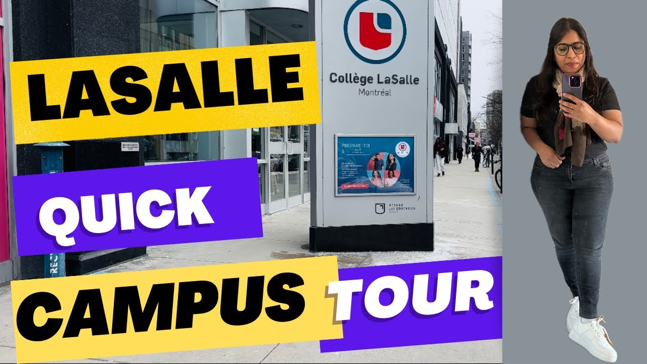 Quick campus tour of LaSalle college Montreal 🇨🇦