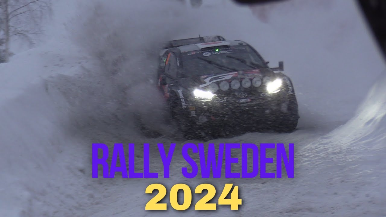 WRC Rally Sweden 2024 MISTAKES AND FLAT OUT