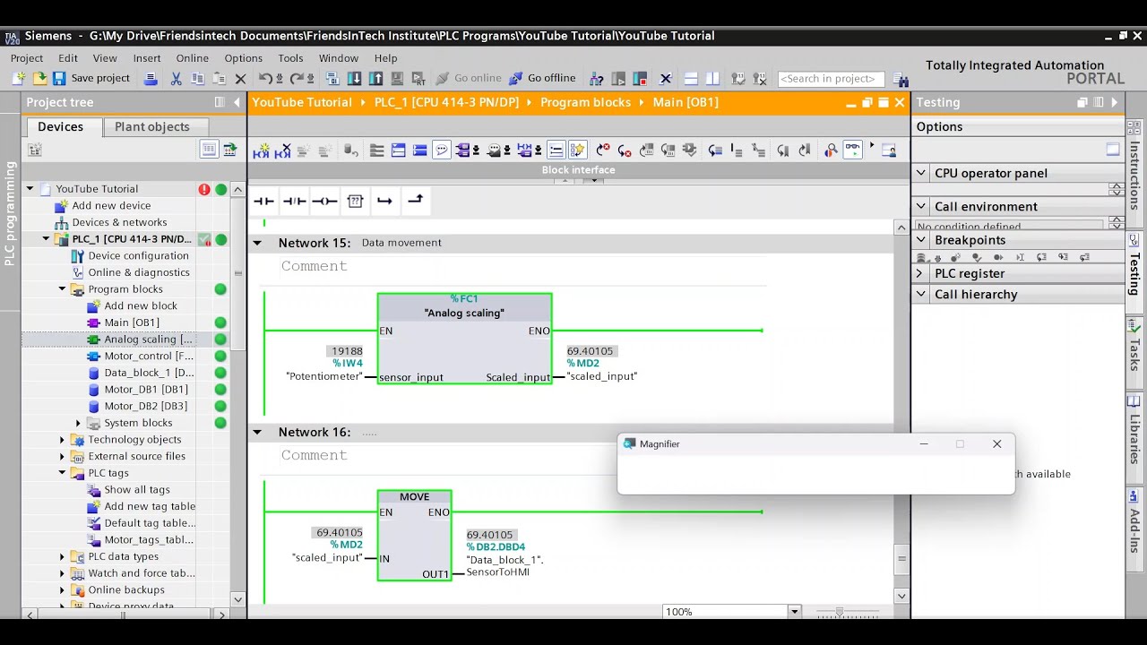 Data Movement in PLC Programming | Data Handling in TIA Portal (Siemens PLC)
