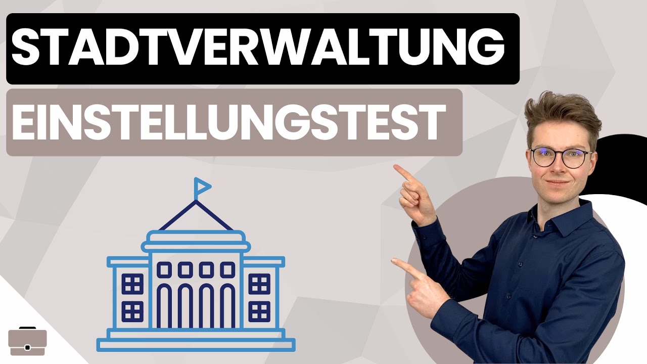 Einstellungstest Stadtverwaltung | Übungsaufgaben & Online-Training | Einfach erklärt von Plakos