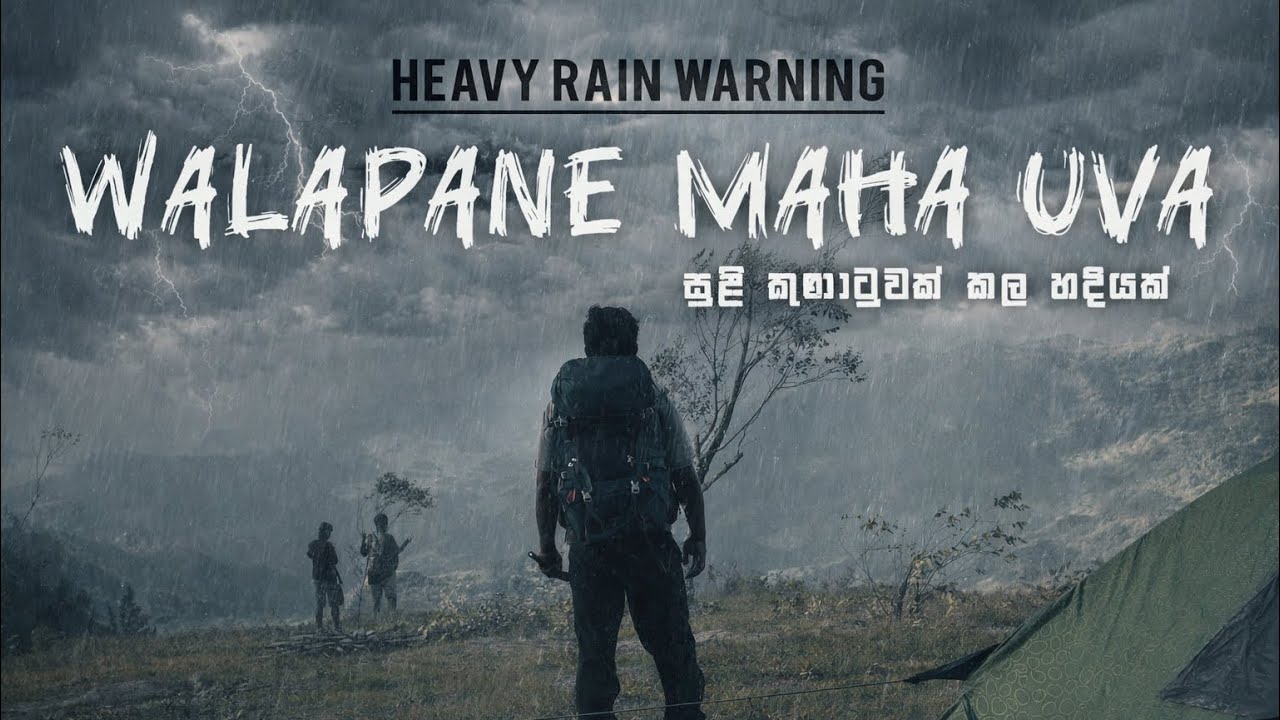 මහා සුළි කුණාටුවකට මැදිව ගත වූ Walapane රාත්‍රී කදවුර 🏕️| Most Adventurous Camping වලපනේ #travel 