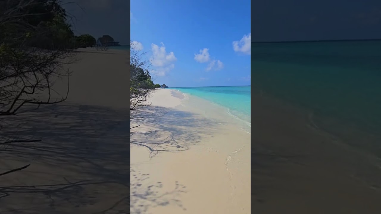 Ifuru Island Maldives Beach Walk from room to main pool @IfuruIslandMaldives