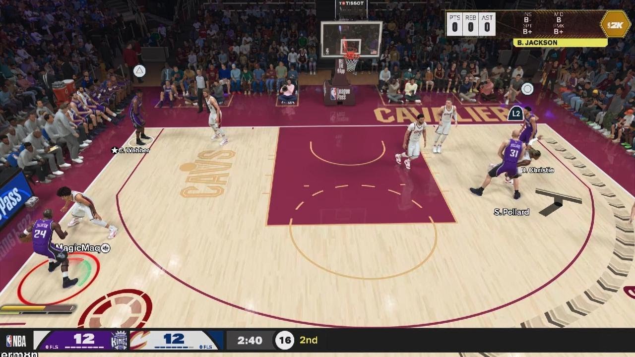 NBA 2K26_kings vs cavs player quit