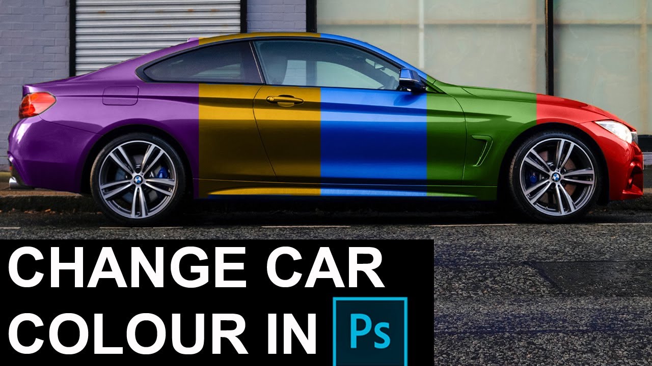 Change car colour tutorial in photoshop by DLC ventures